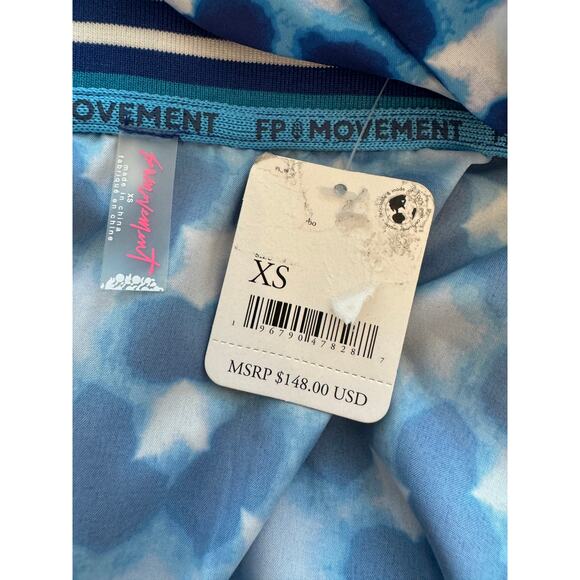 New ~ FREE PEOPLE ~ Women's Top Seed Printed Tennis Jacket Size XS - Picture 7 of 9